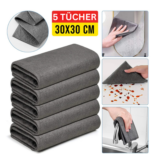 Magisches Mikrofasertuch (5er-Set)