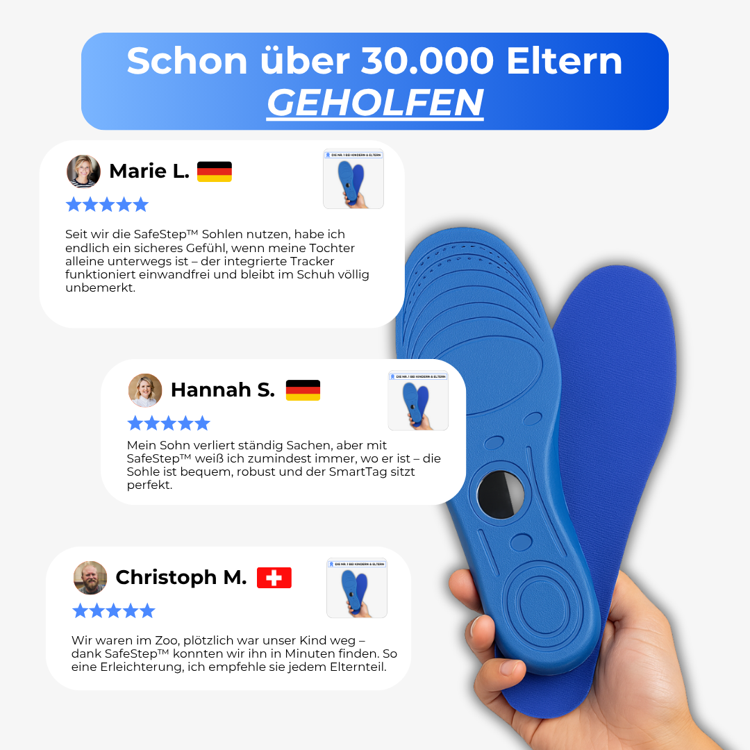 SafeStep™ - Schuhsohlen für Kinder